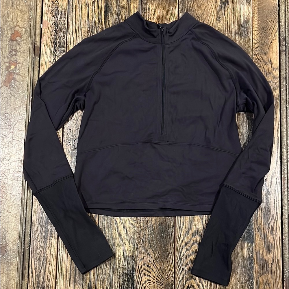 lululemon it’s rulu cropped half zip 6